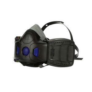 3M Secure Click Half Mask Reusable Respirator with Speaking Diaphragm HF-802SD Medium